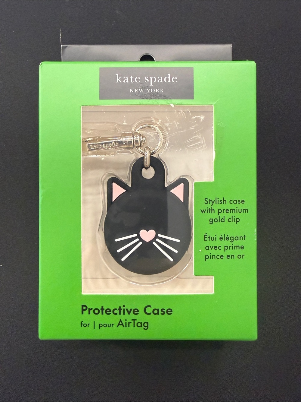 Kate Spade Protective Case for AirTag - Cat Design